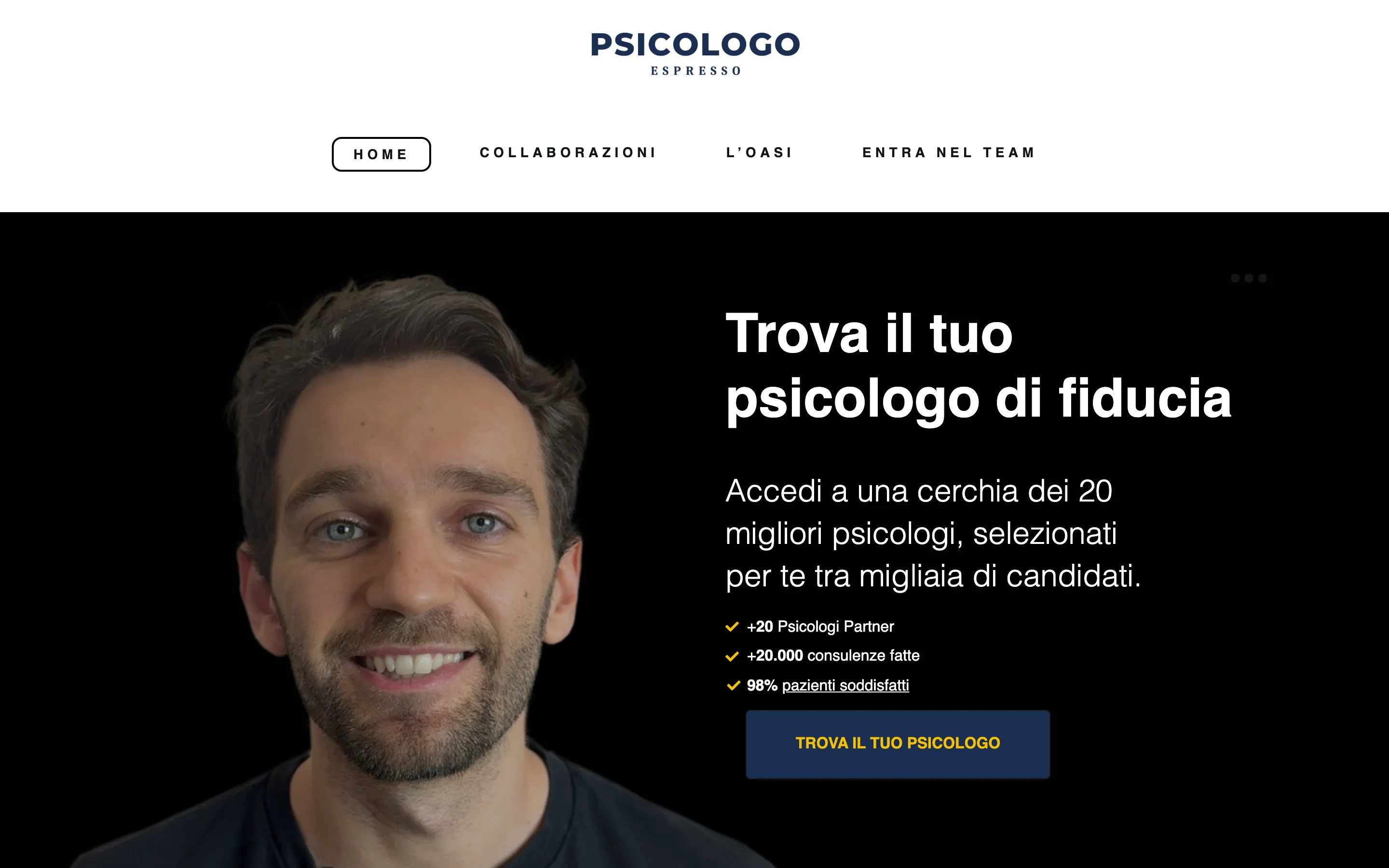 Screenshot Psicologo Espresso